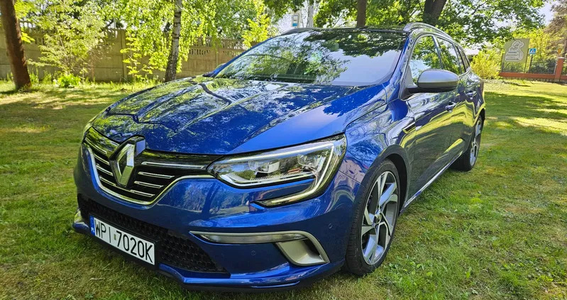 renault Renault Megane cena 61500 przebieg: 203000, rok produkcji 2018 z Piaseczno